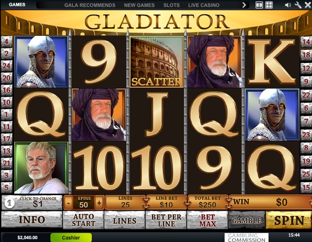 Gladiator Slot Fortune Favours the Brave